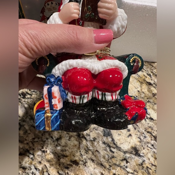 Santa Claus Decorative Porcelain Keepsake Box - Picture 15 of 16